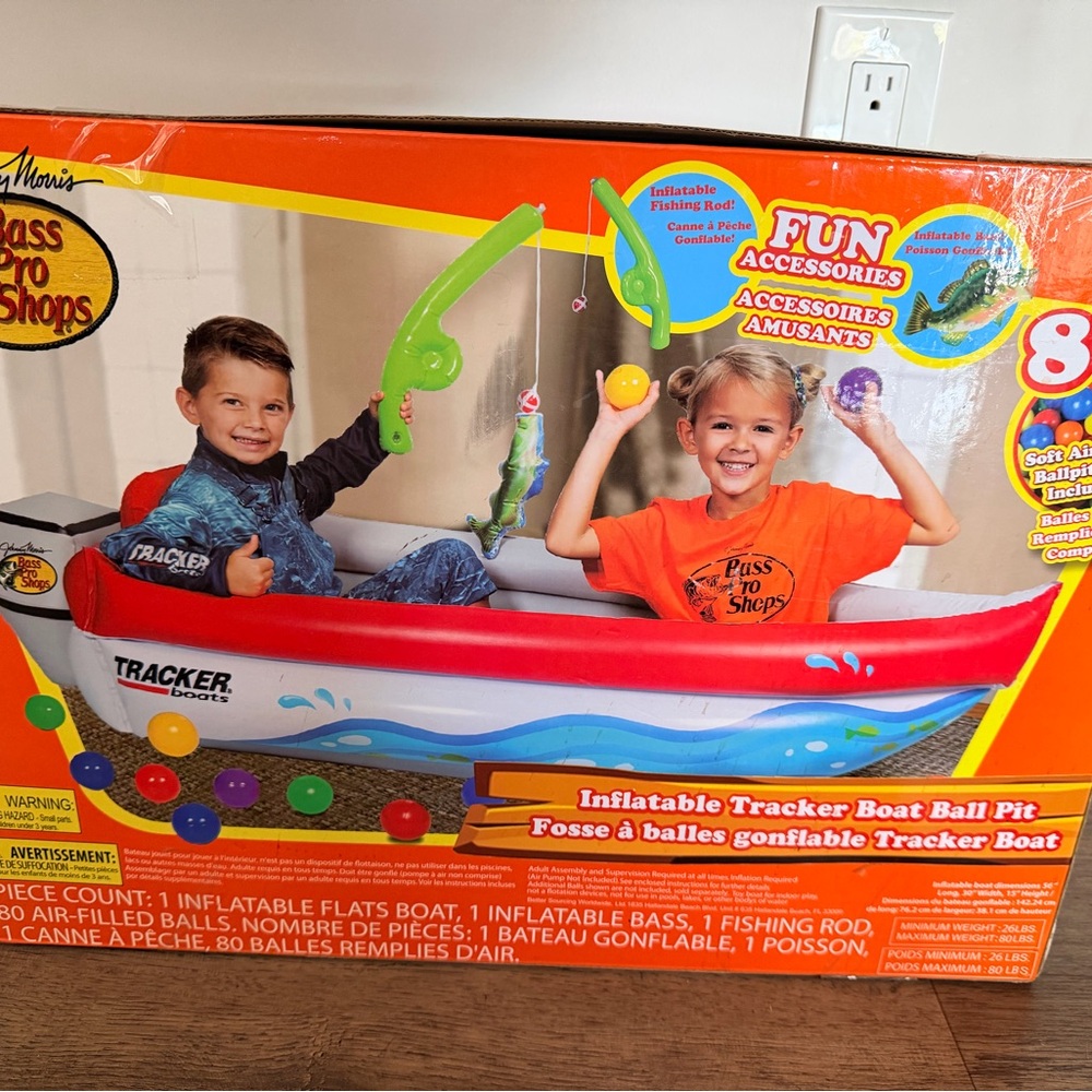 bass pro Inflatable Boat Ball Pit